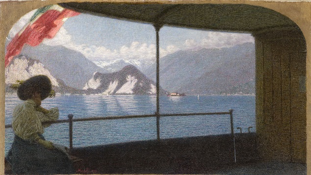 Morbelli Angelo, Battello sul Lago Maggiore